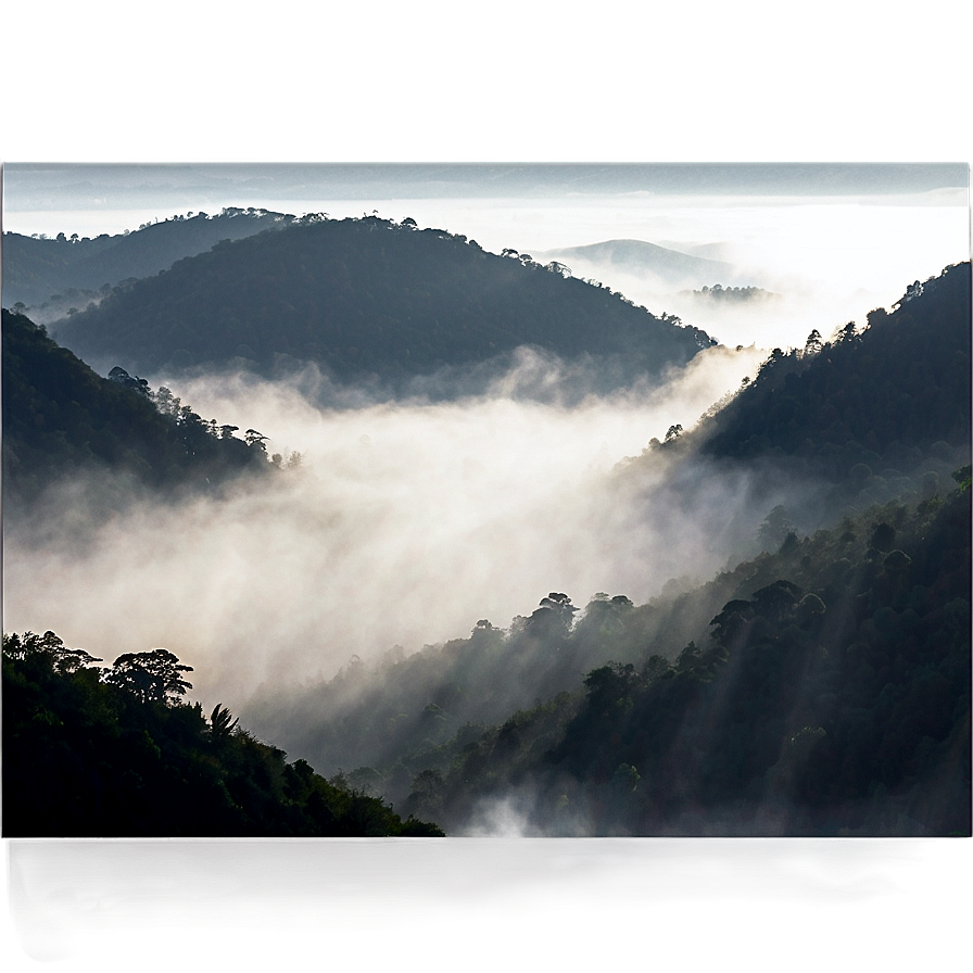 Foggy Landscape Png Hgy13 PNG Image