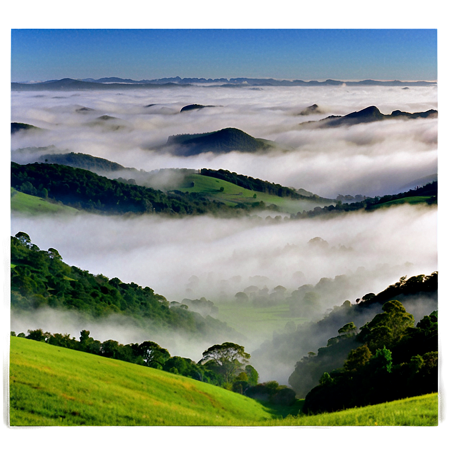 Foggy Valley Png Xsk58 PNG Image