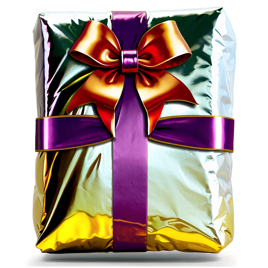 Foil Wrapped Gift Png Ffl PNG Image