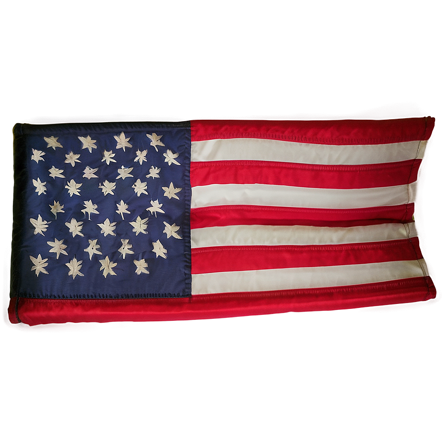 Folded American Flag Transparent Png Fdq67 PNG Image