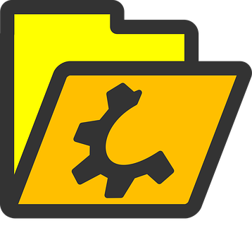 Folder Settings Icon PNG Image