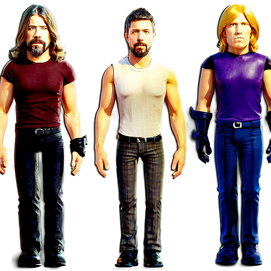 Foo Fighters Animated Characters Png Mwq PNG Image