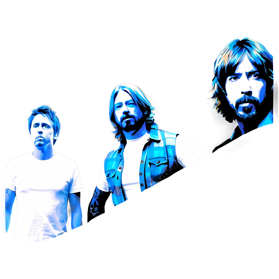 Foo Fighters Band Silhouette Png Qlr PNG Image