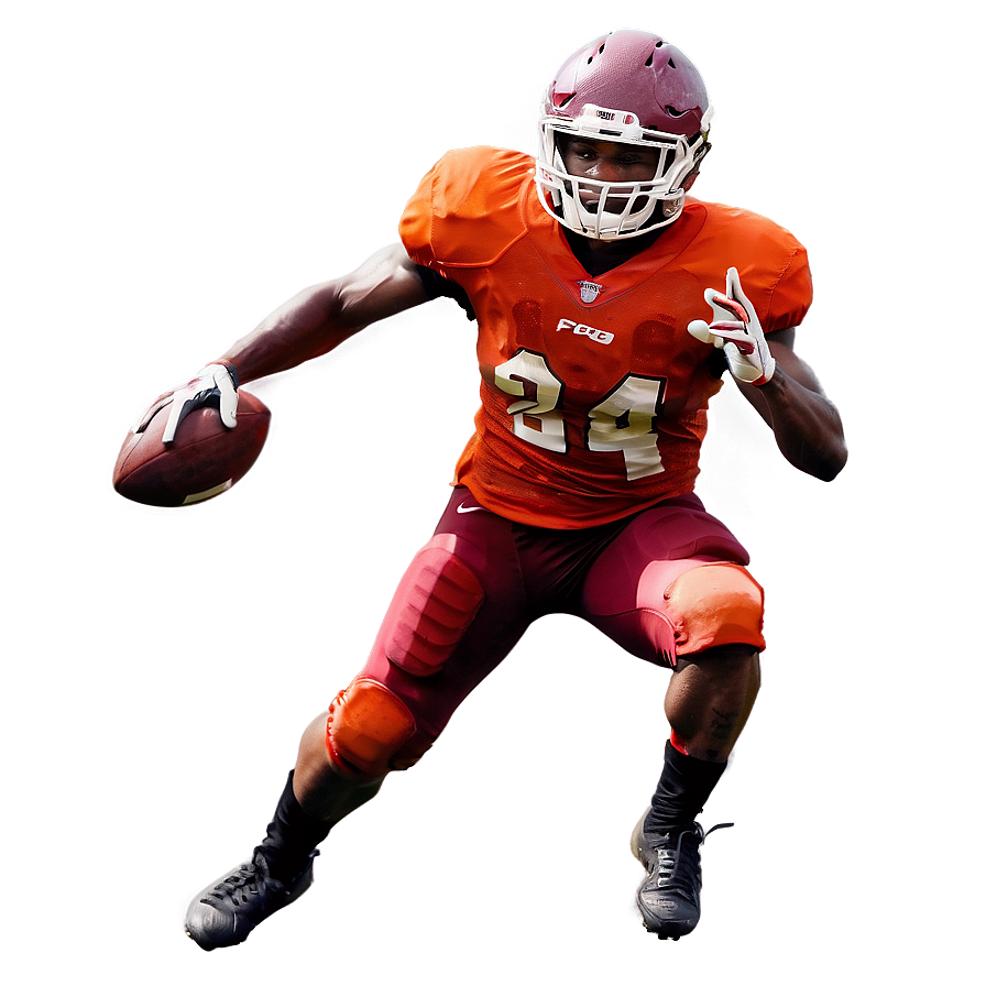 Football Action Shot Png Gme41 PNG Image