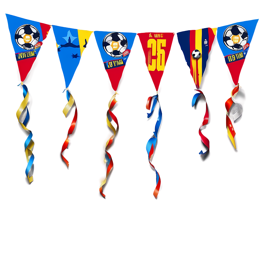 Football Fan Birthday Banner Png Nlj PNG Image