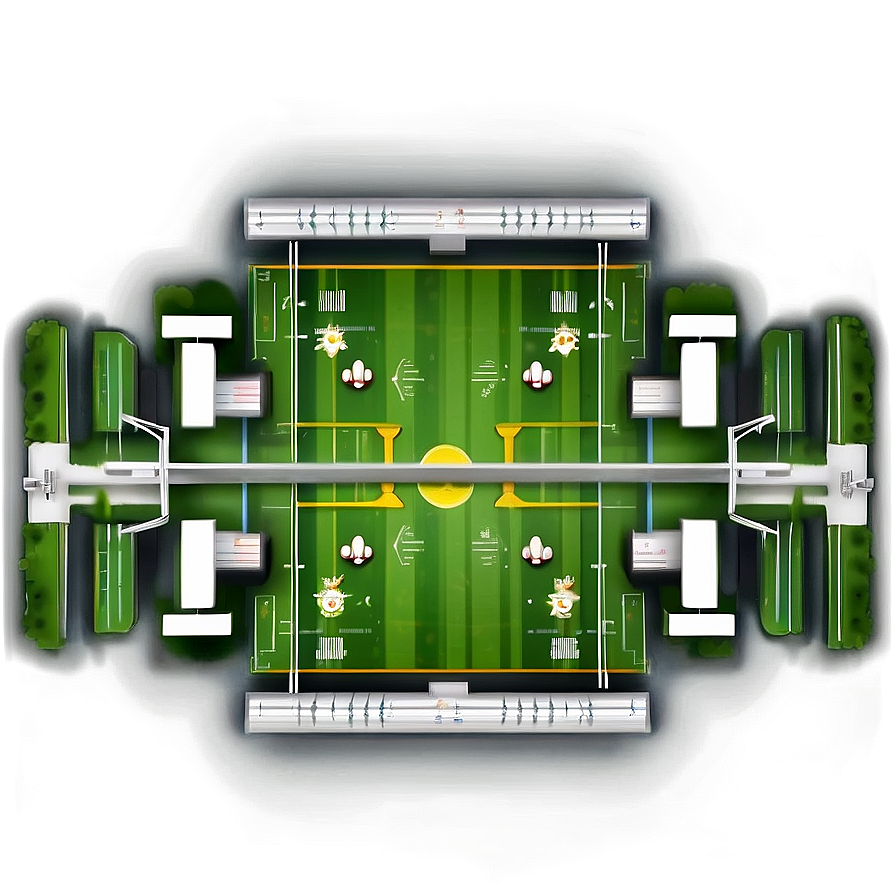 Football Field Lines C PNG Image