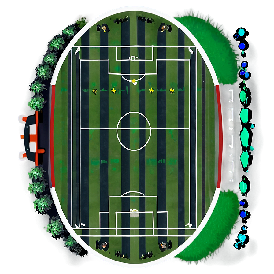 Football Ground Markings Png Ktf PNG Image