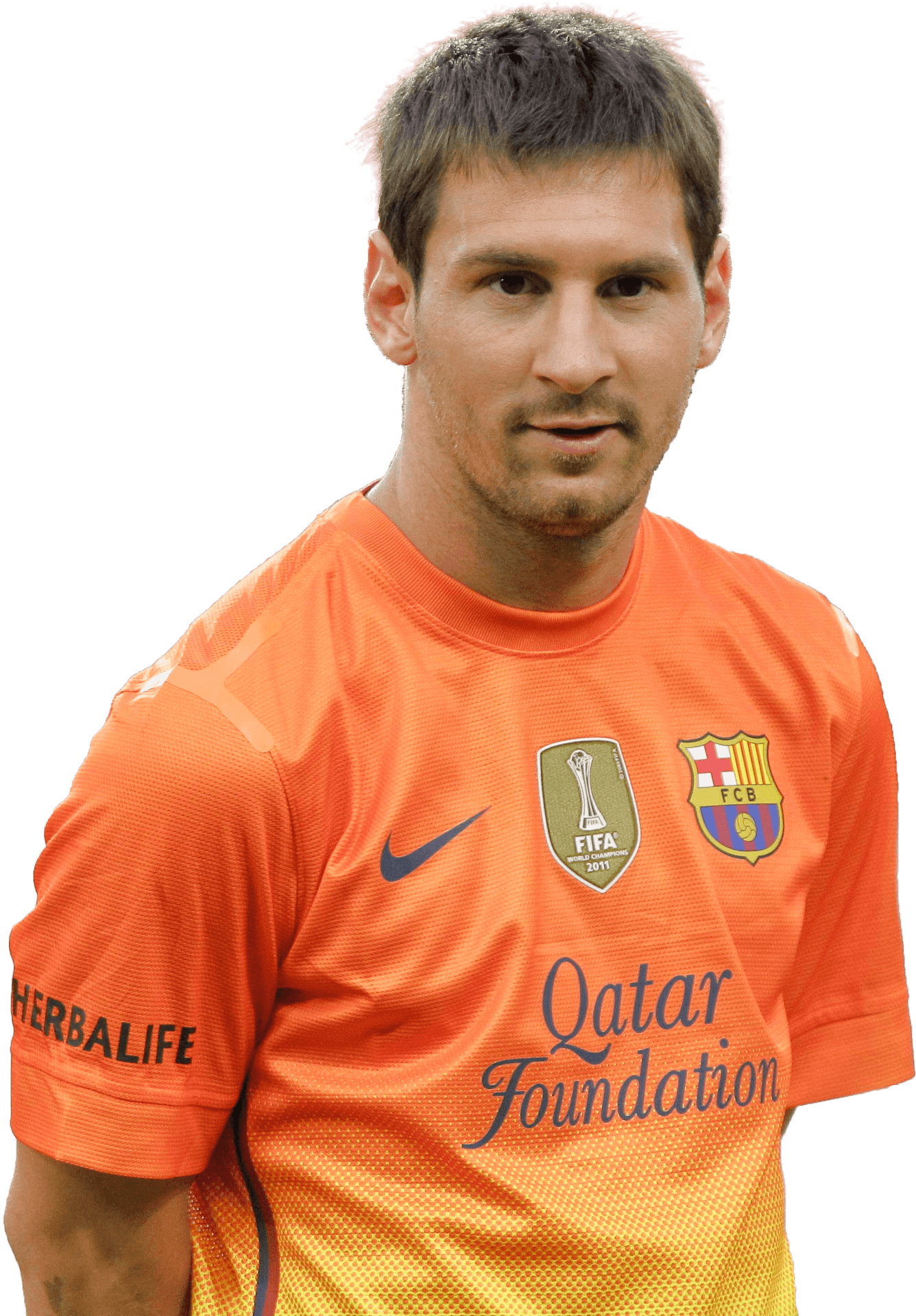 Football Star Orange Kit PNG Image