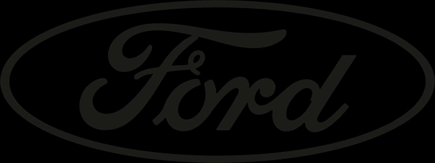 Ford Logo Classic Design PNG Image