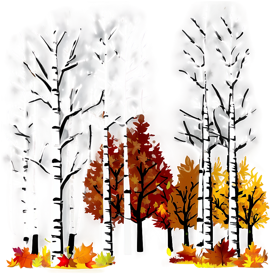 Forest During Autumn Png 35 PNG Image