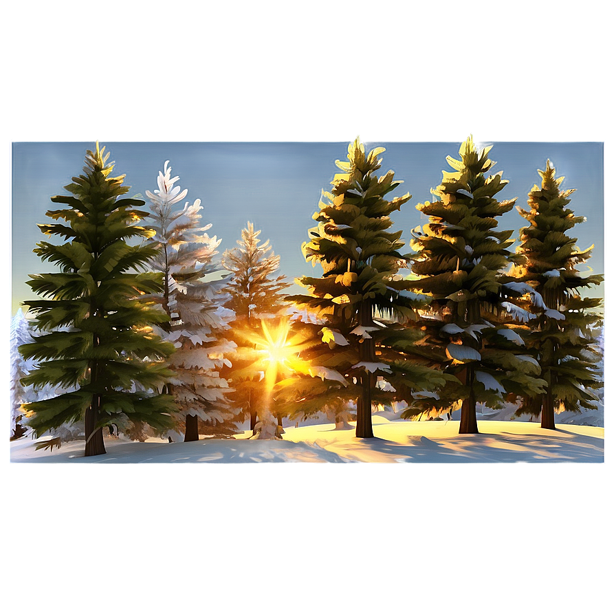 Forest Golden Hour Png Hfq77 PNG Image