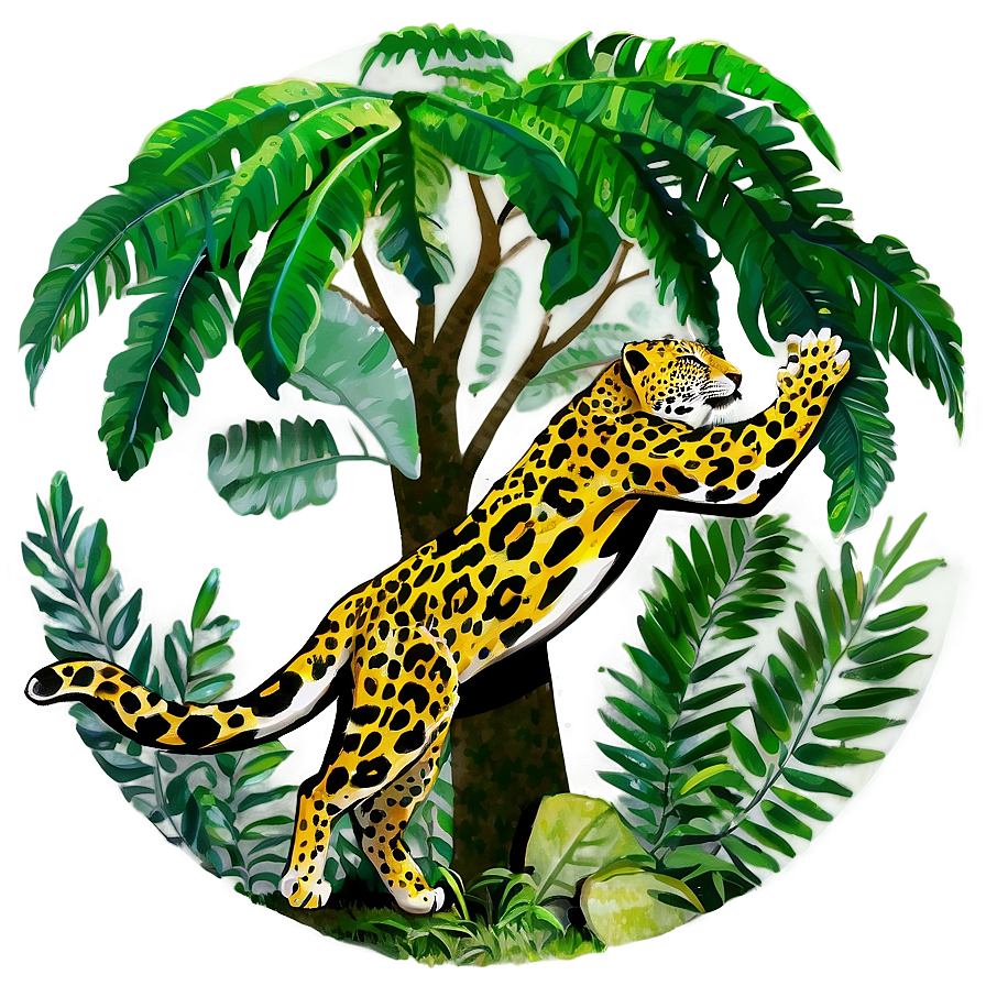 Forest Guardian Jaguar Png 13 PNG Image