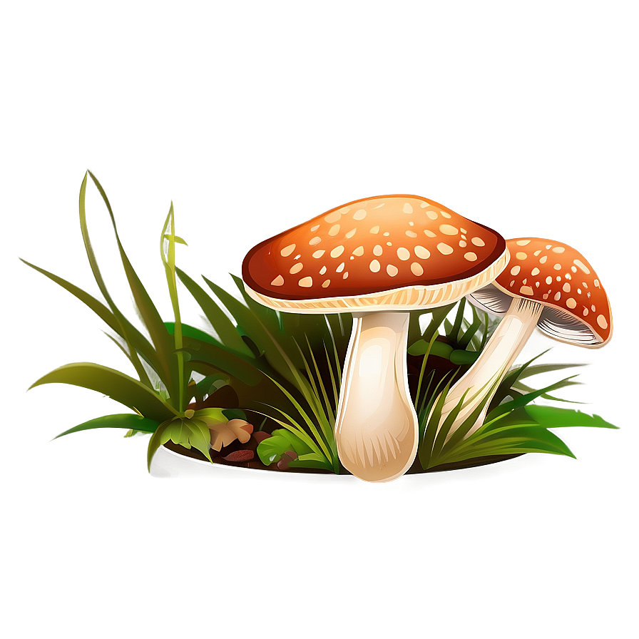 Forest Mushroom Clipart Png Dfa65 PNG Image