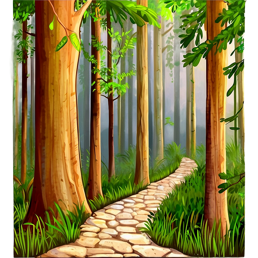 Forest Pathway Journey Png 15 PNG Image