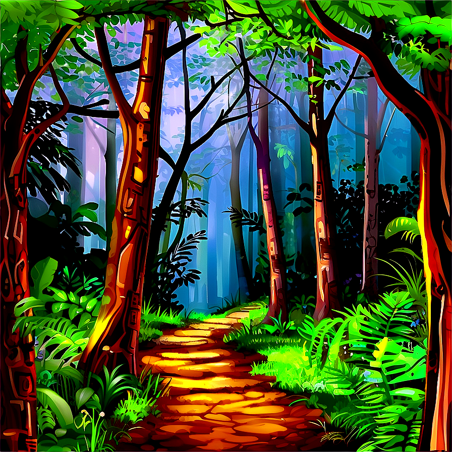 Forest Pathway Journey Png Fby PNG Image