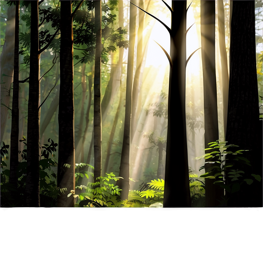 Forest Sunlight Rays Clipart Png 38 PNG Image