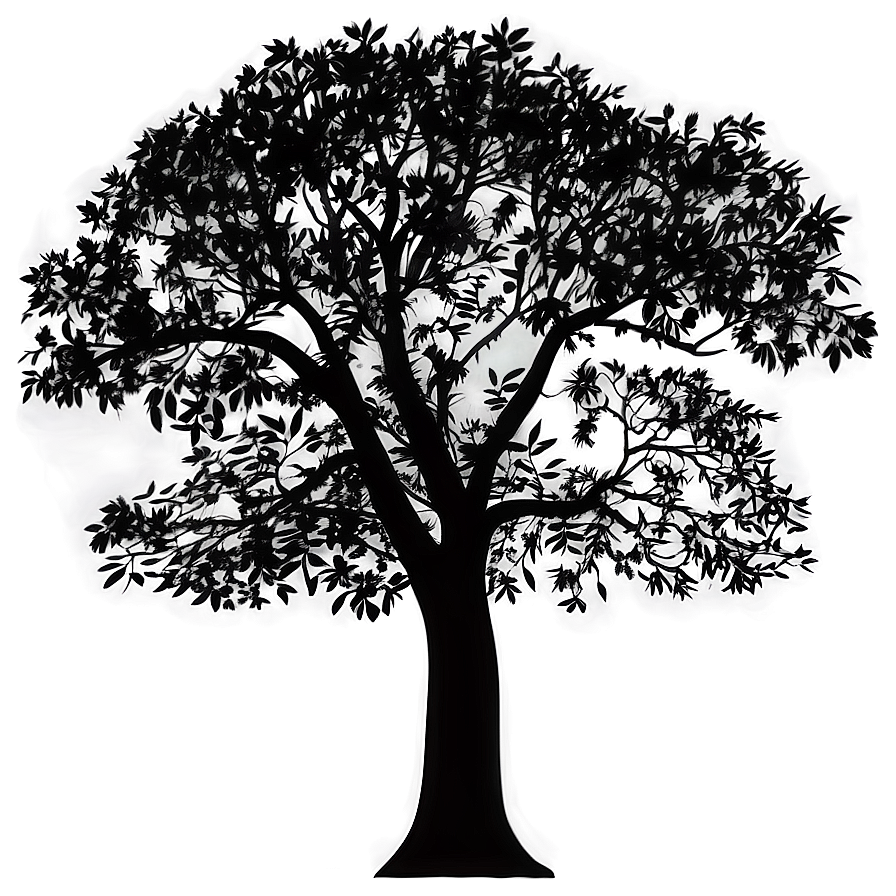 Forest Trees Silhouette Clipart Png Hfj PNG Image