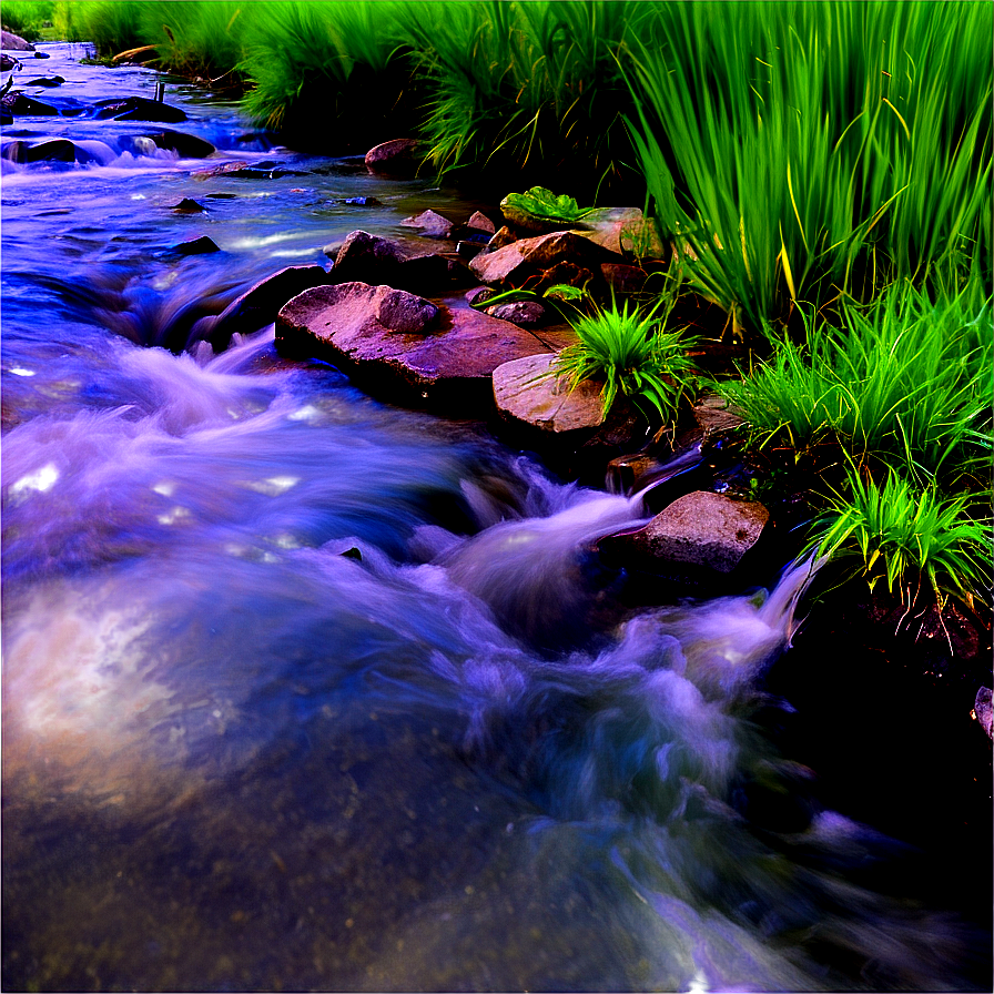 Forest Water Stream Png 05032024 PNG Image