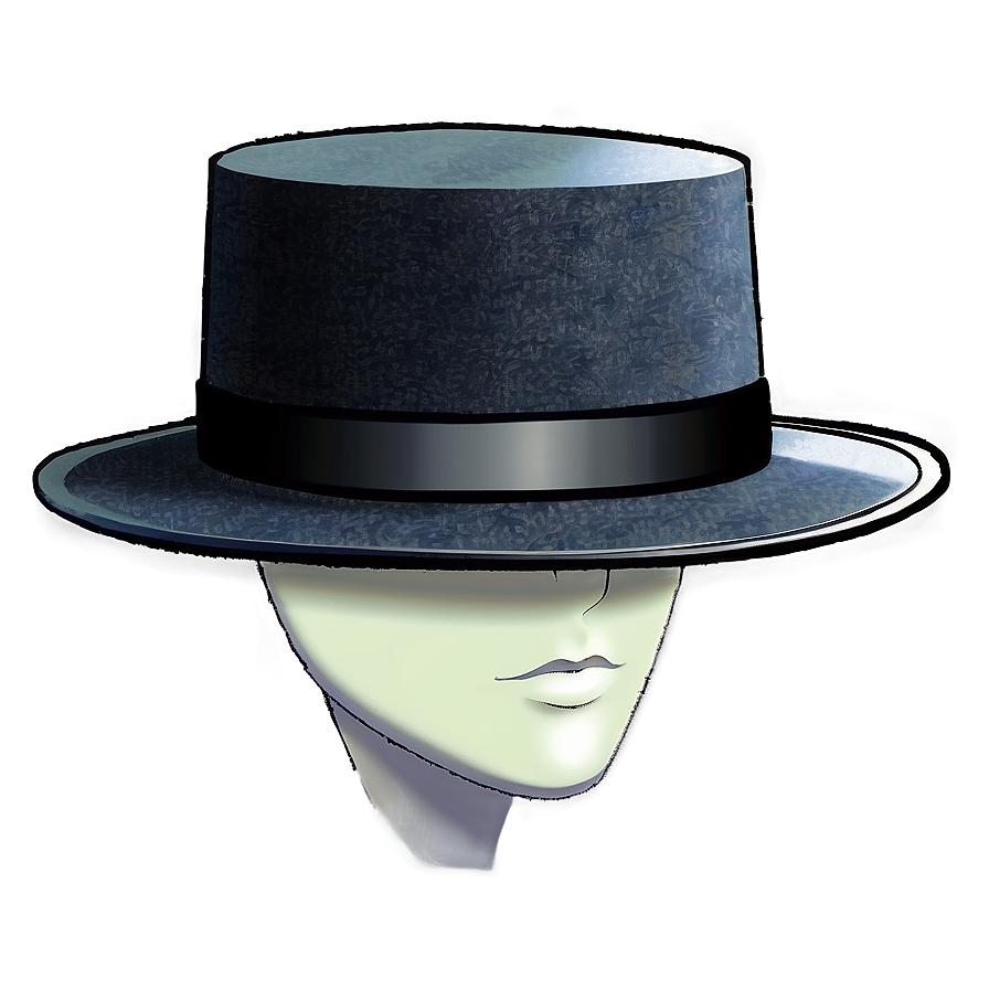 Formal Wear Top Hat Png Neg PNG Image