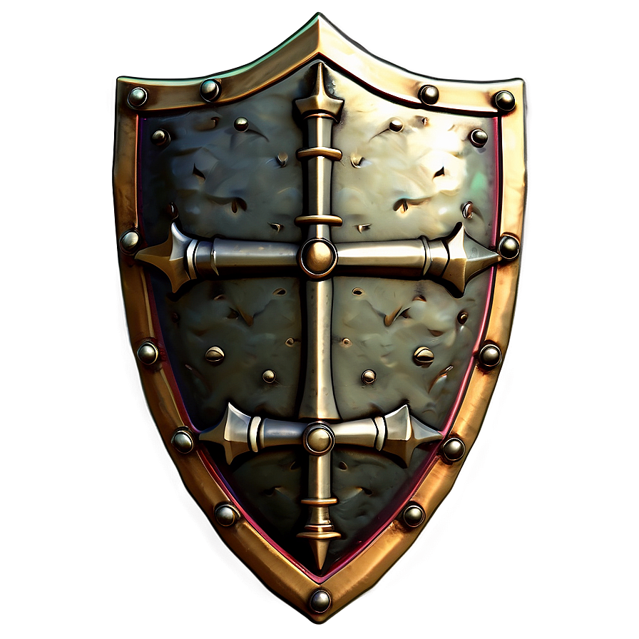 Fortified Gold Shield Png Eqq12 PNG Image