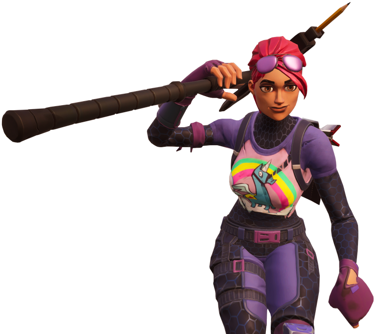 Fortnite Bright Bomber Character Pose PNG Image