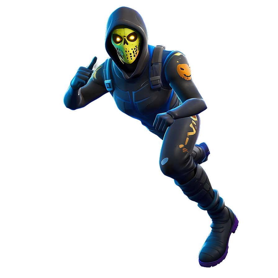 Fortnite Character In Halloween Costume Png Ykx37 PNG Image