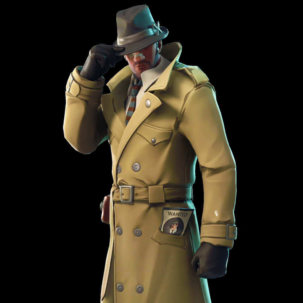 Fortnite Detective Skin Image PNG Image