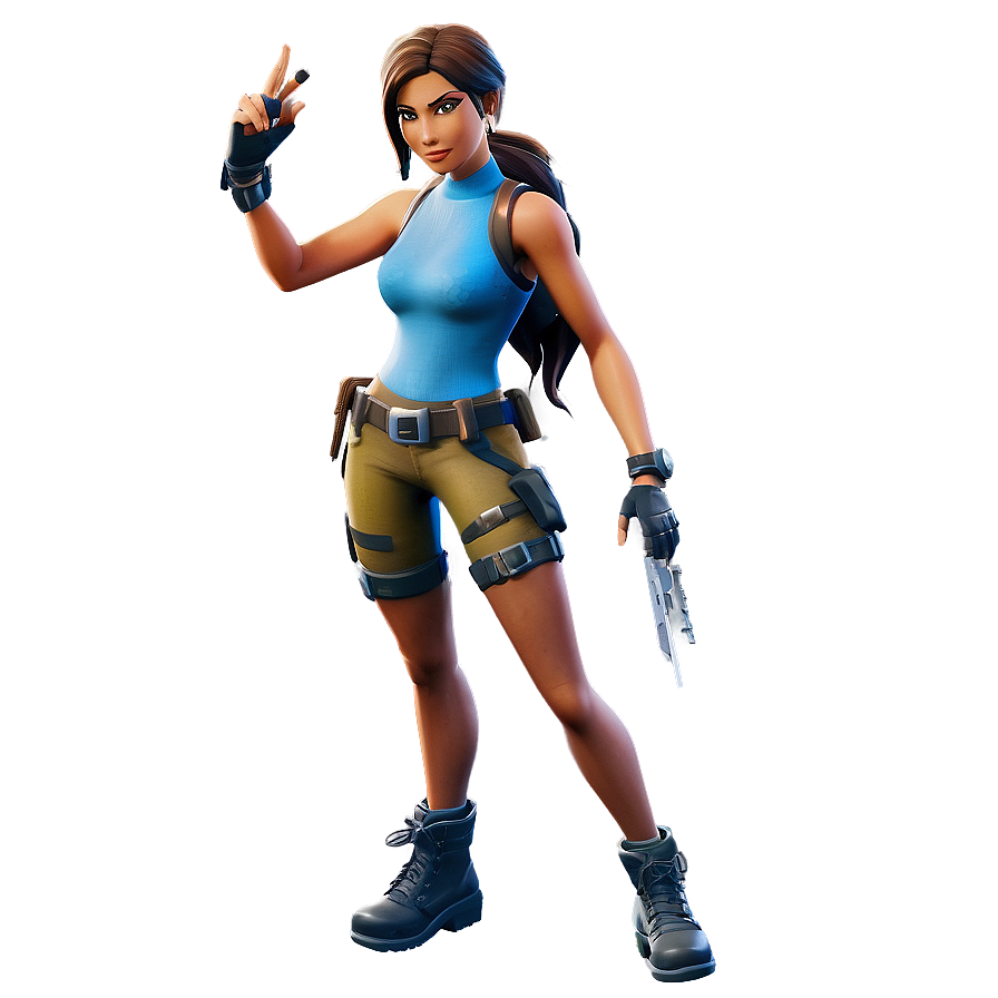 Fortnite Lara Croft Archetype Png 91 PNG Image