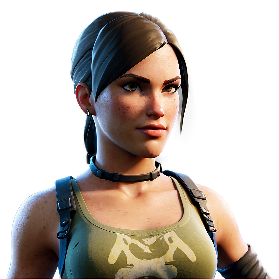 Fortnite Lara Croft Signature Look Png Aaj41 PNG Image