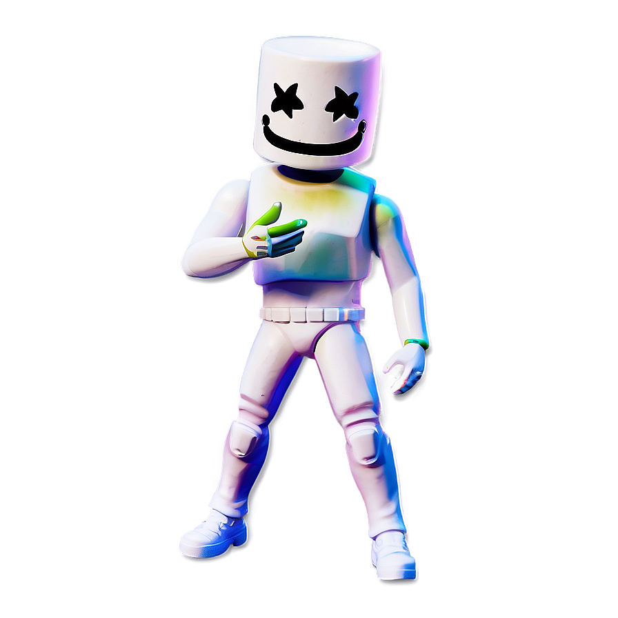 Fortnite Marshmello Action Figure Png Hpy PNG Image