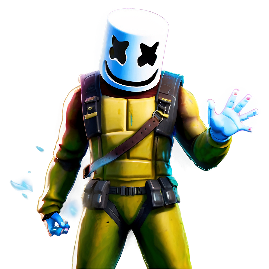 Fortnite Marshmello B PNG Image