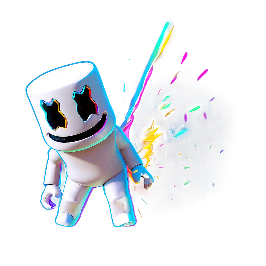 Fortnite Marshmello Celebration Png Rxm PNG Image