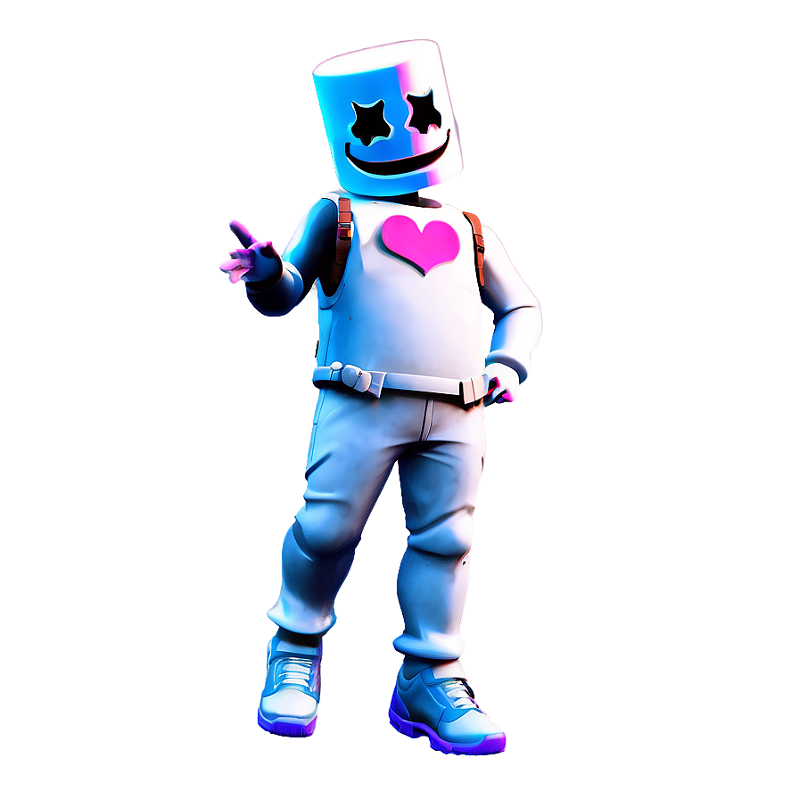 Fortnite Marshmello Duo Mode Png 06252024 PNG Image