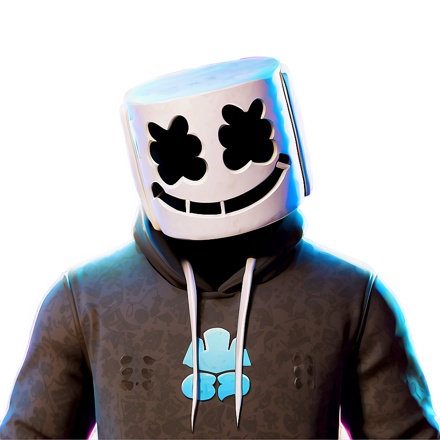 Fortnite Marshmello Fan Art Png 5 PNG Image