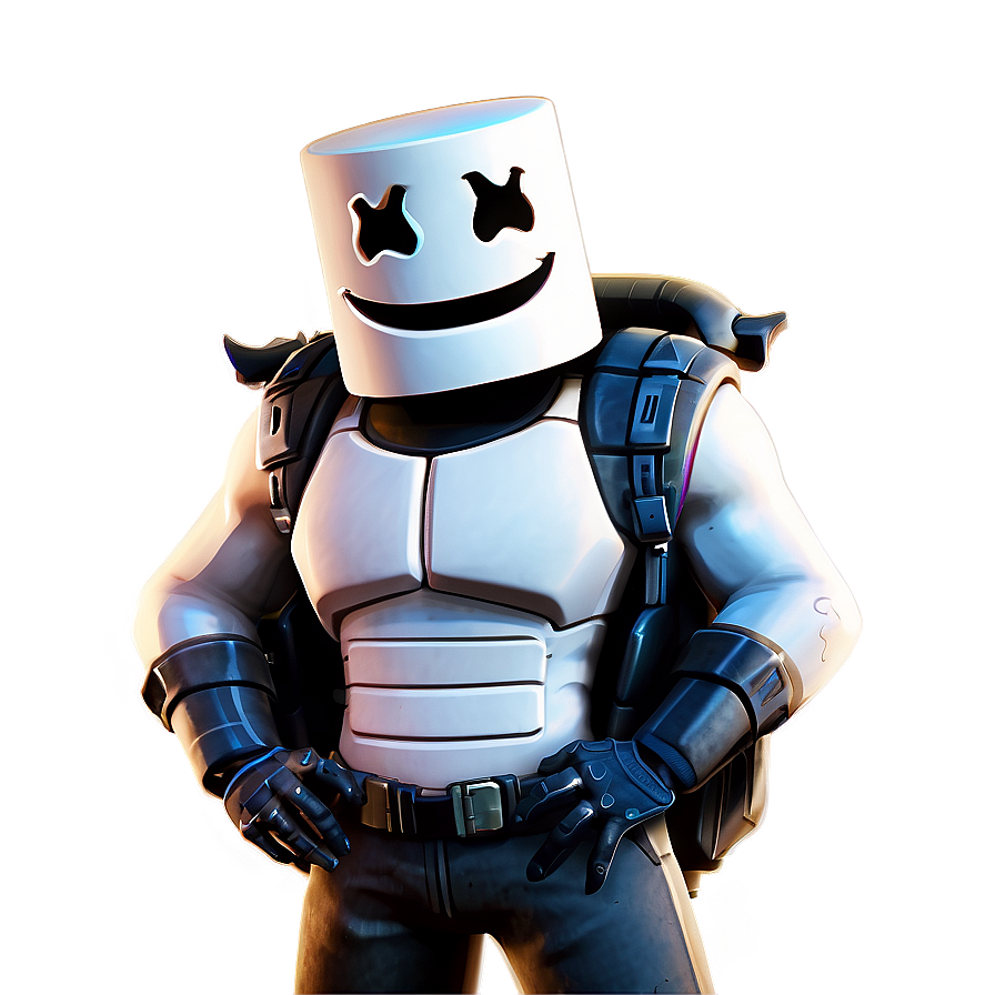 Fortnite Marshmello Png Eqg PNG Image