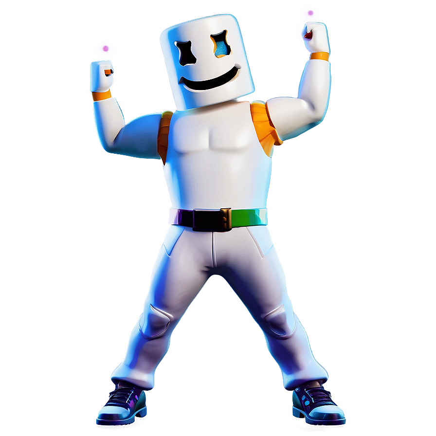 Fortnite Marshmello Victory Pose Png 86 PNG Image