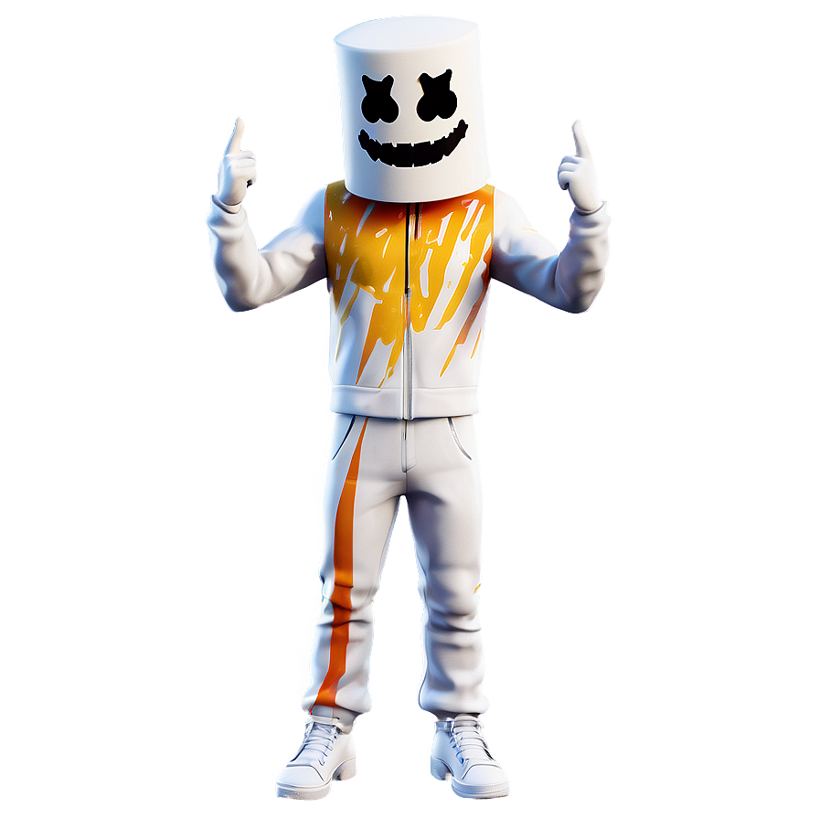 Fortnite Marshmello Victory Pose Png Dgm57 PNG Image