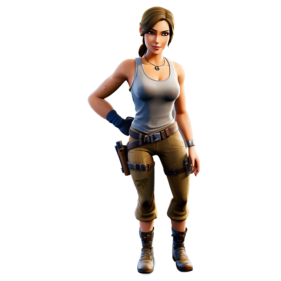 Fortnite Seasonal Lara Croft Png Gii26 PNG Image