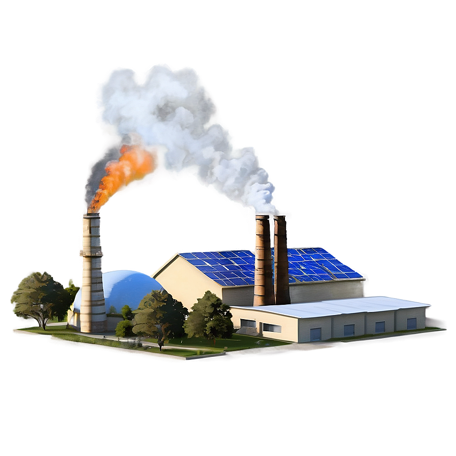 Fossil Fuel Power Plant Png 20 PNG Image