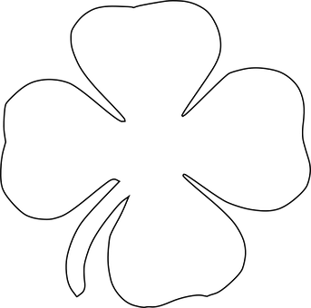 Four Leaf Clover Icon PNG Image