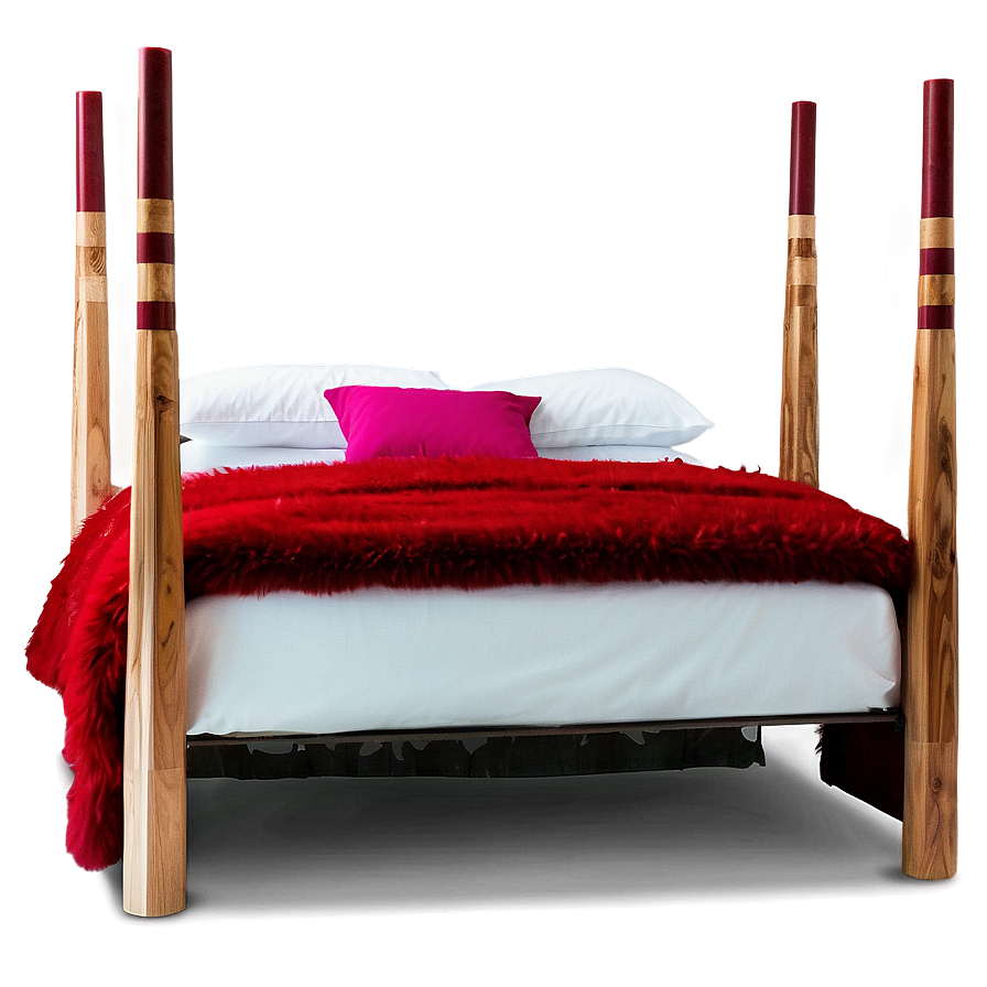 Four Poster Bed Png 3 PNG Image