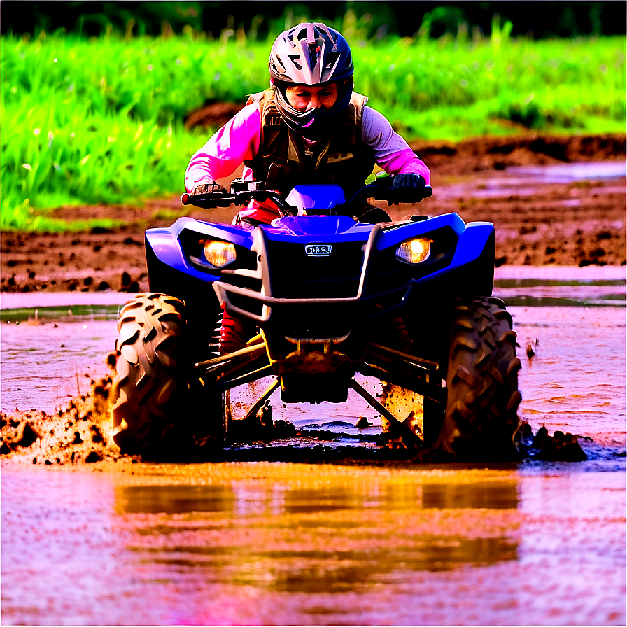 Four Wheeler Mud Challenge Png Gkn PNG Image