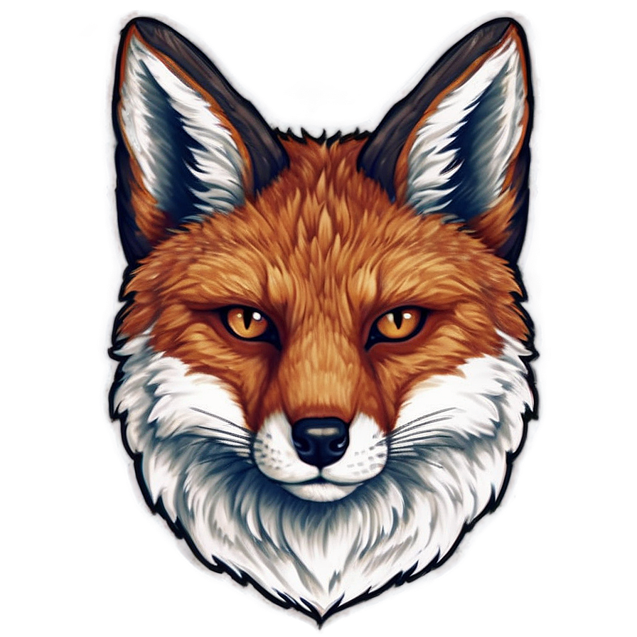 Fox Head Emblem Png 05062024 PNG Image