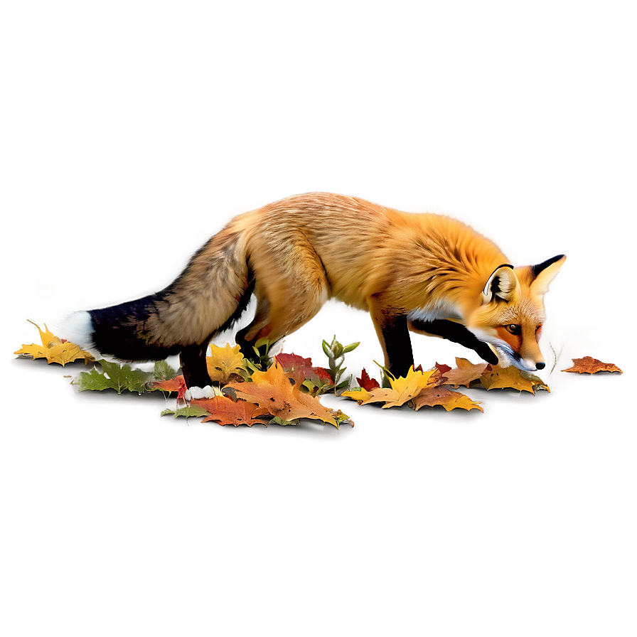 Fox In Autumn Png 96 PNG Image