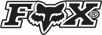 Fox Racing Logo Blackand White PNG Image