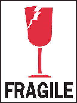 Fragile Glass Icon PNG Image