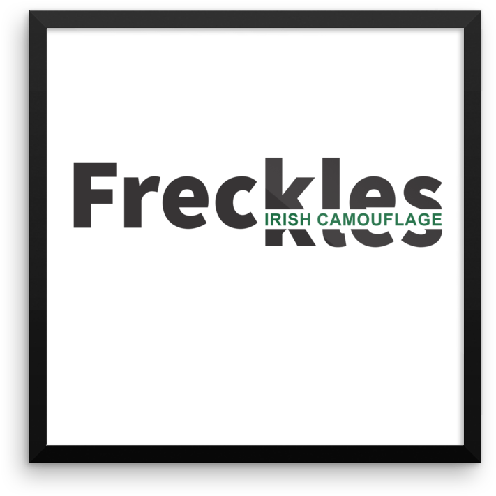 Freckles Irish Camouflage Artwork PNG Image