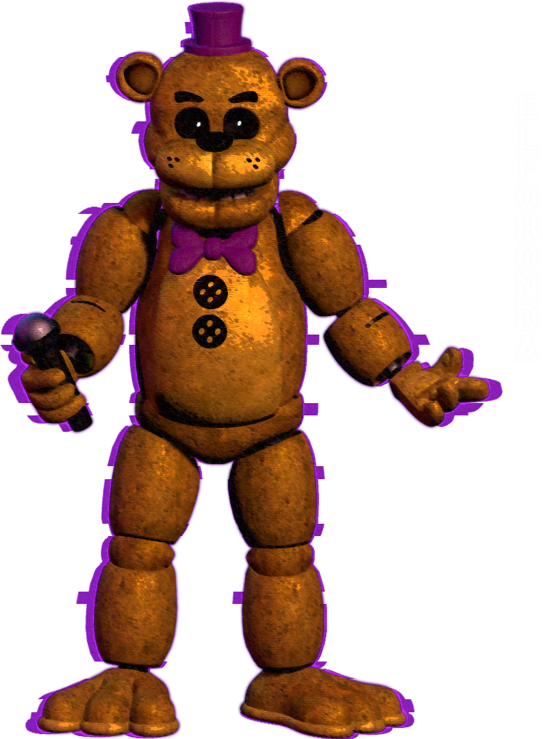 Fredbear_ Animated_ Character_ Render PNG Image