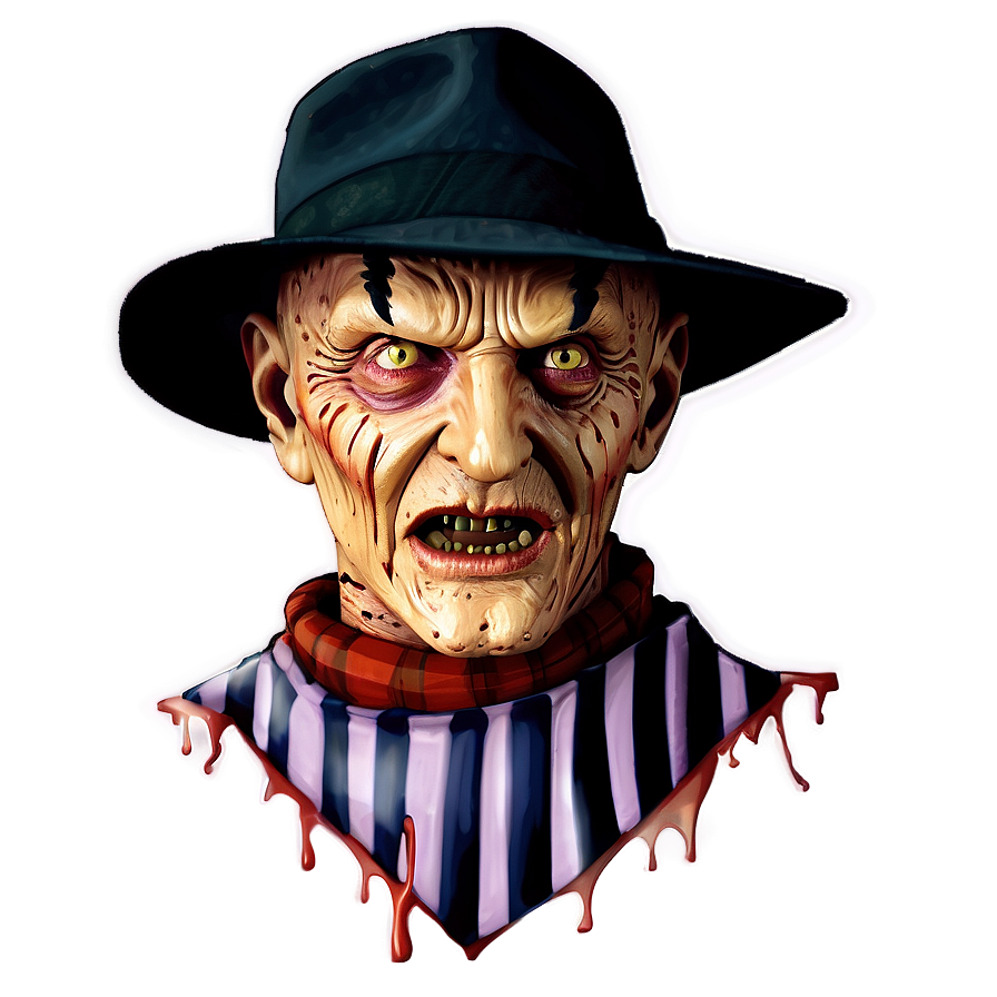 Freddy Krueger Close-up Png Rpl PNG Image