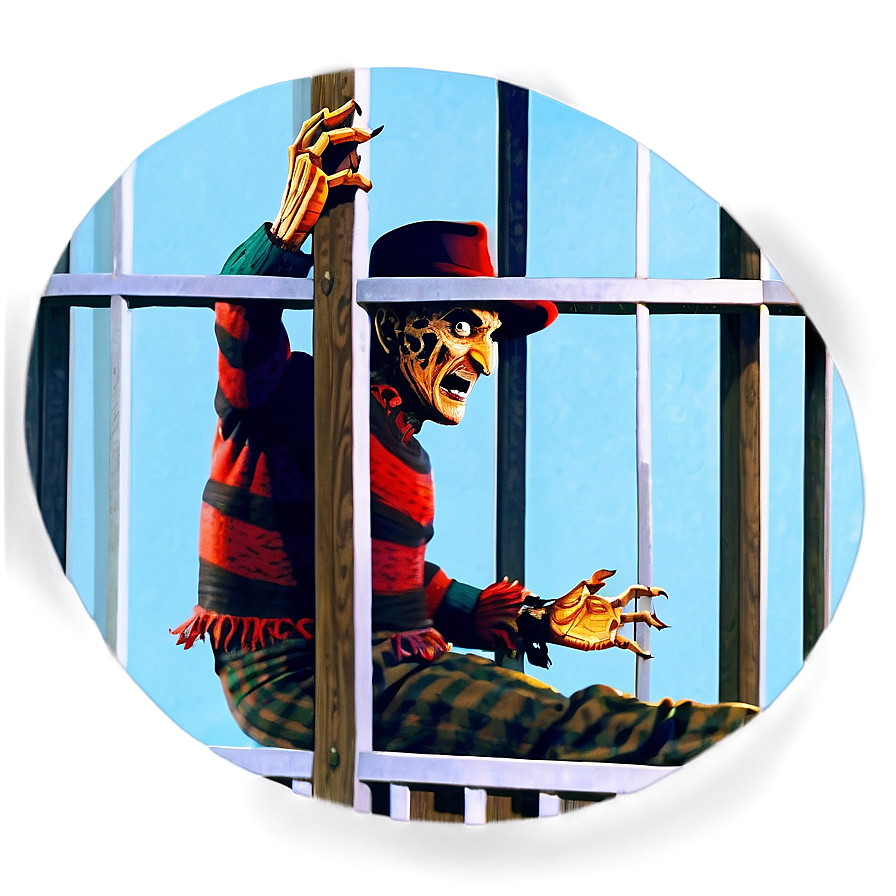 Freddy Krueger Nightmare Scene Png Ekm PNG Image